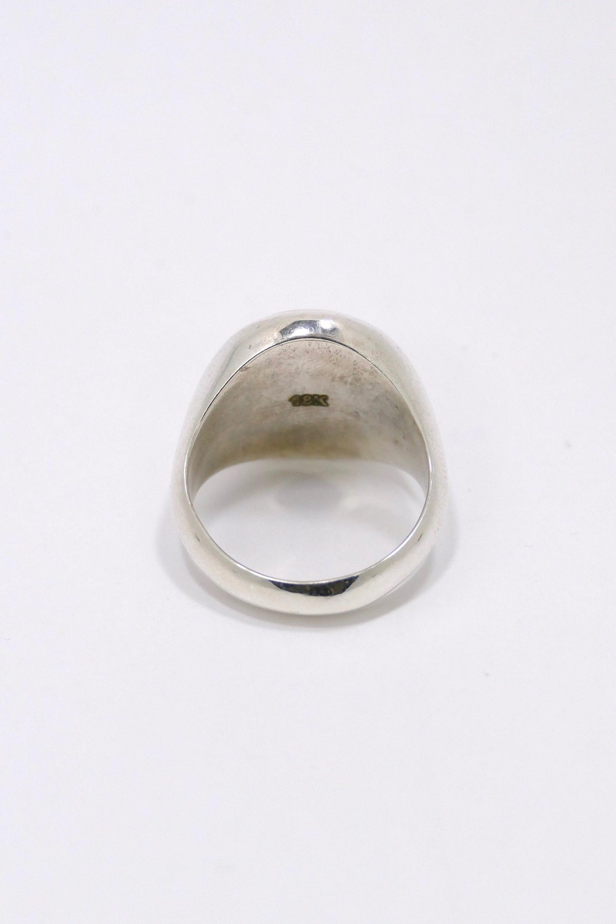 M.Cohen Signet Ring Sterling Silver Gold - Due West