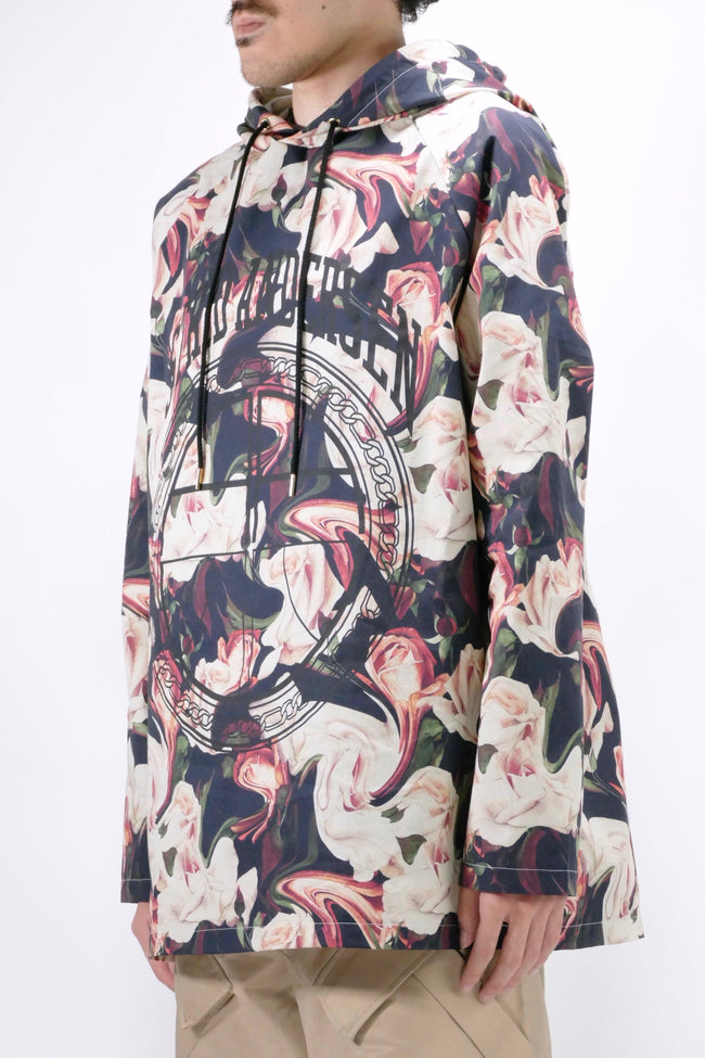 Astrid Andersen Classic Rose Print Hoodie Rose - Due West