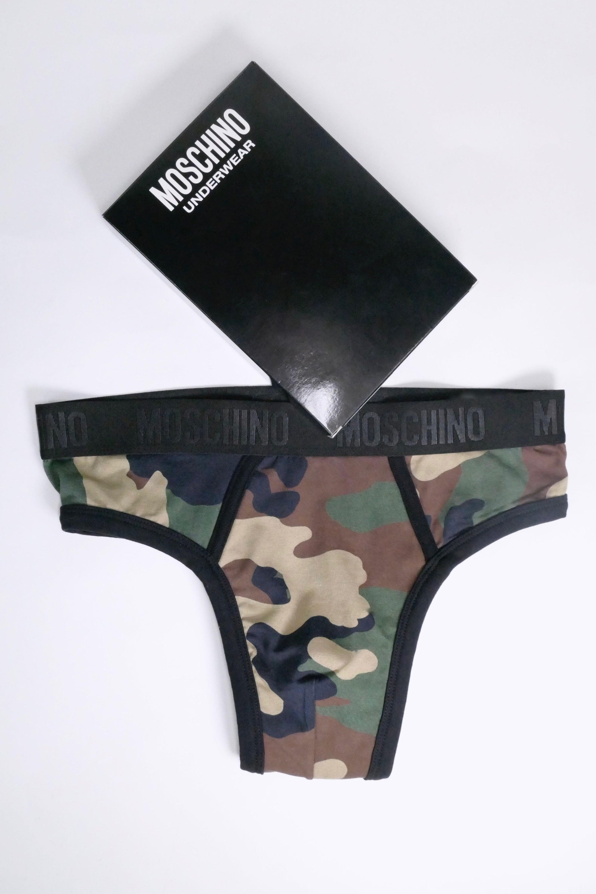 Moschino Jersey Briefs - Camouflage - Due West