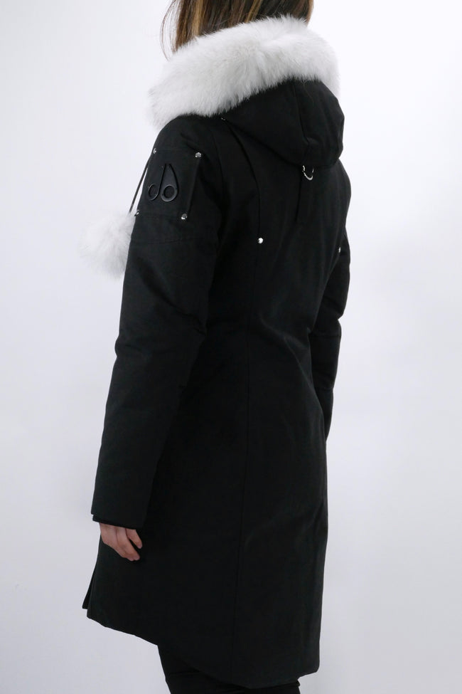 Moose Knuckles Womens Down *Parka Stirling - Black/Natural
