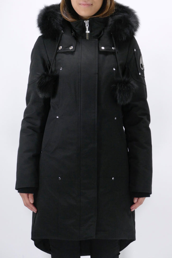 Moose Knuckles Womens Down *Parka Stirling - Black/Black