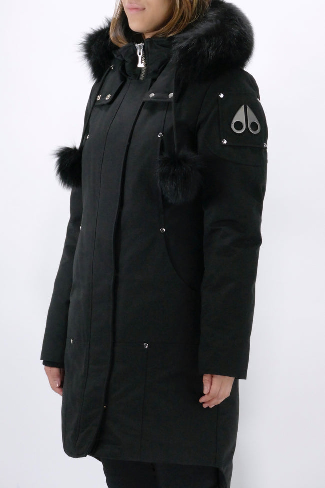 Moose Knuckles Womens Down *Parka Stirling - Black/Black