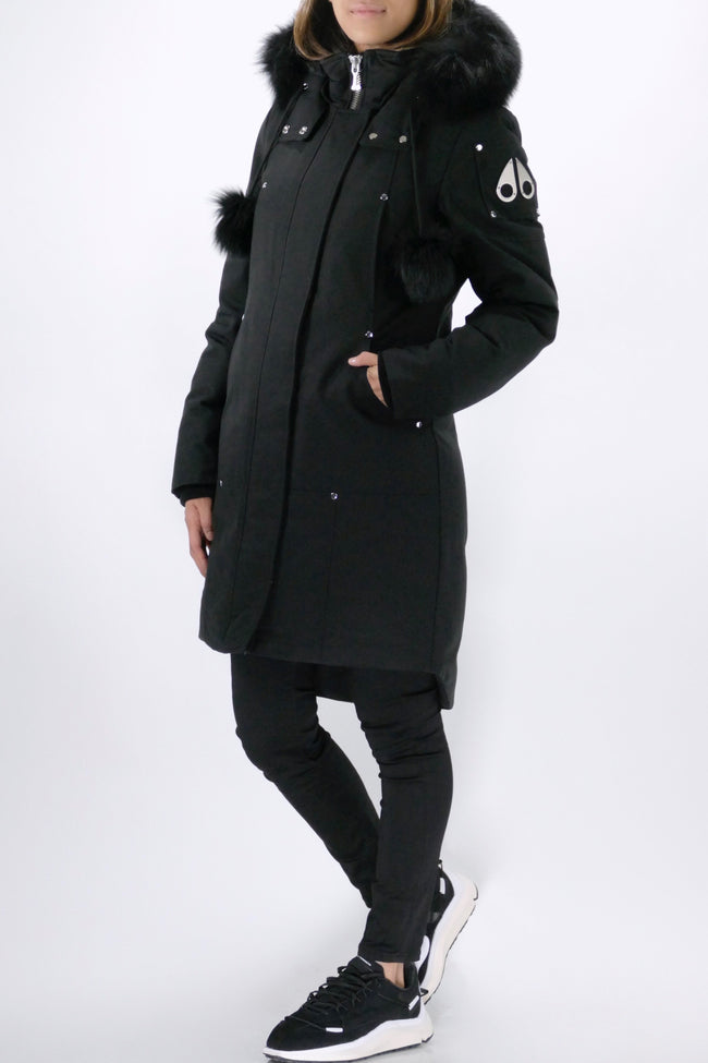 Moose Knuckles Womens Down *Parka Stirling - Black/Black