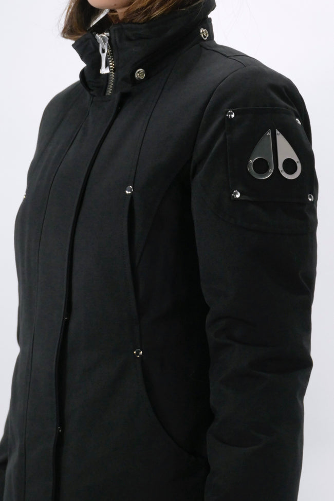 Moose Knuckles Womens Down *Parka Stirling - Black/Black