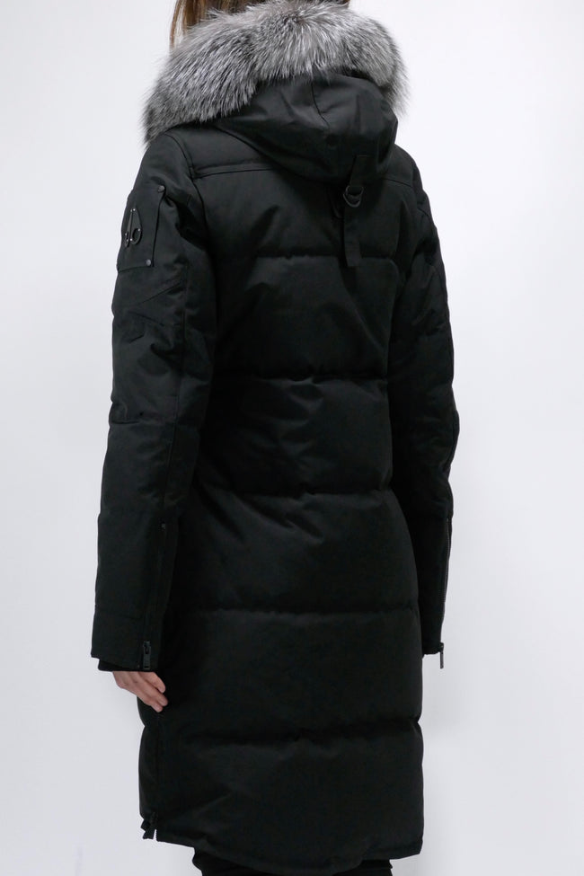 Moose Knuckles Womens Down *Parka Causapscal - Black/Frost