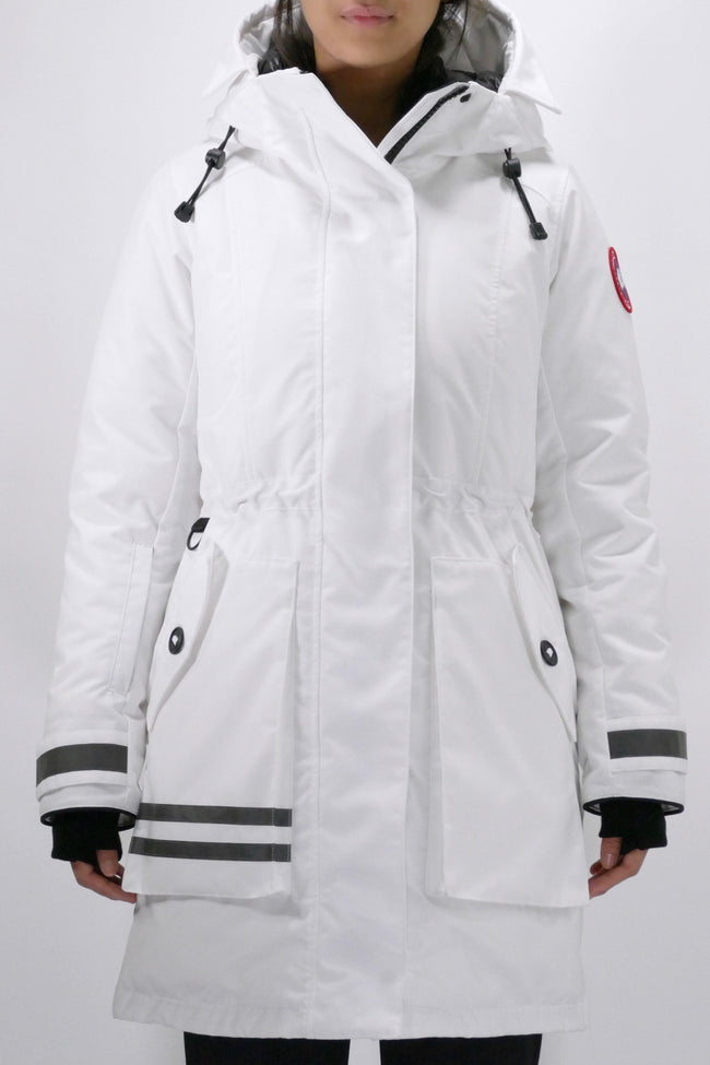 Canada Goose Womens Jacket Toronto - White Black - Due West