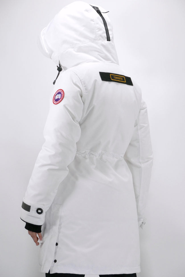 Canada Goose Womens Jacket Toronto - White Black - Due West