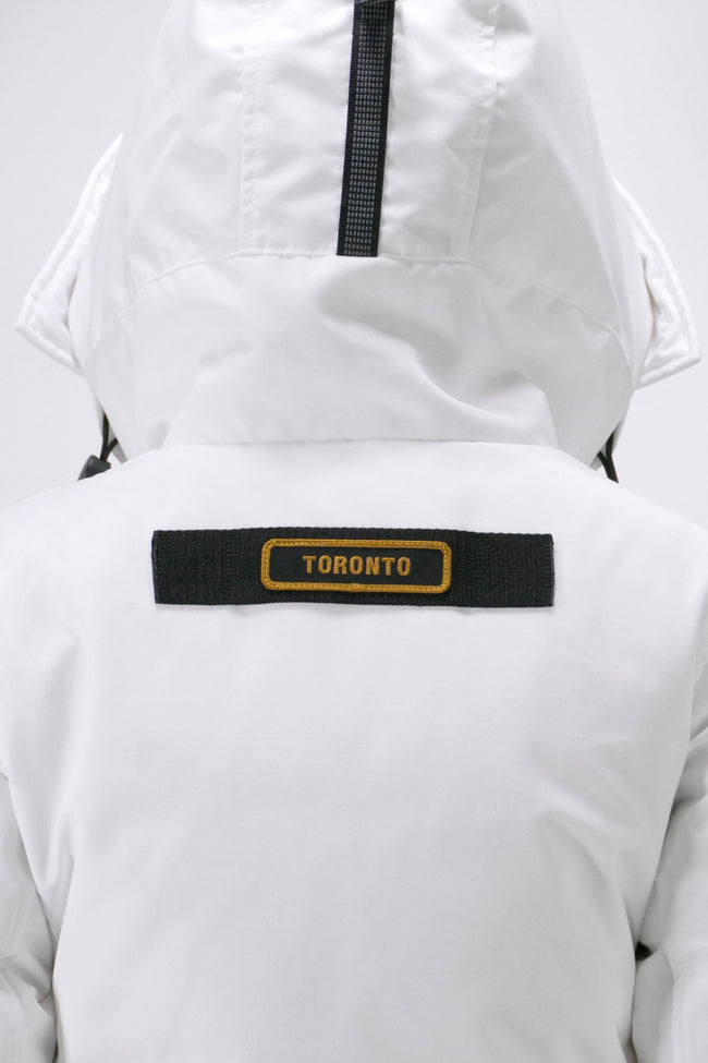 Canada Goose Womens Jacket Toronto - White Black - Due West