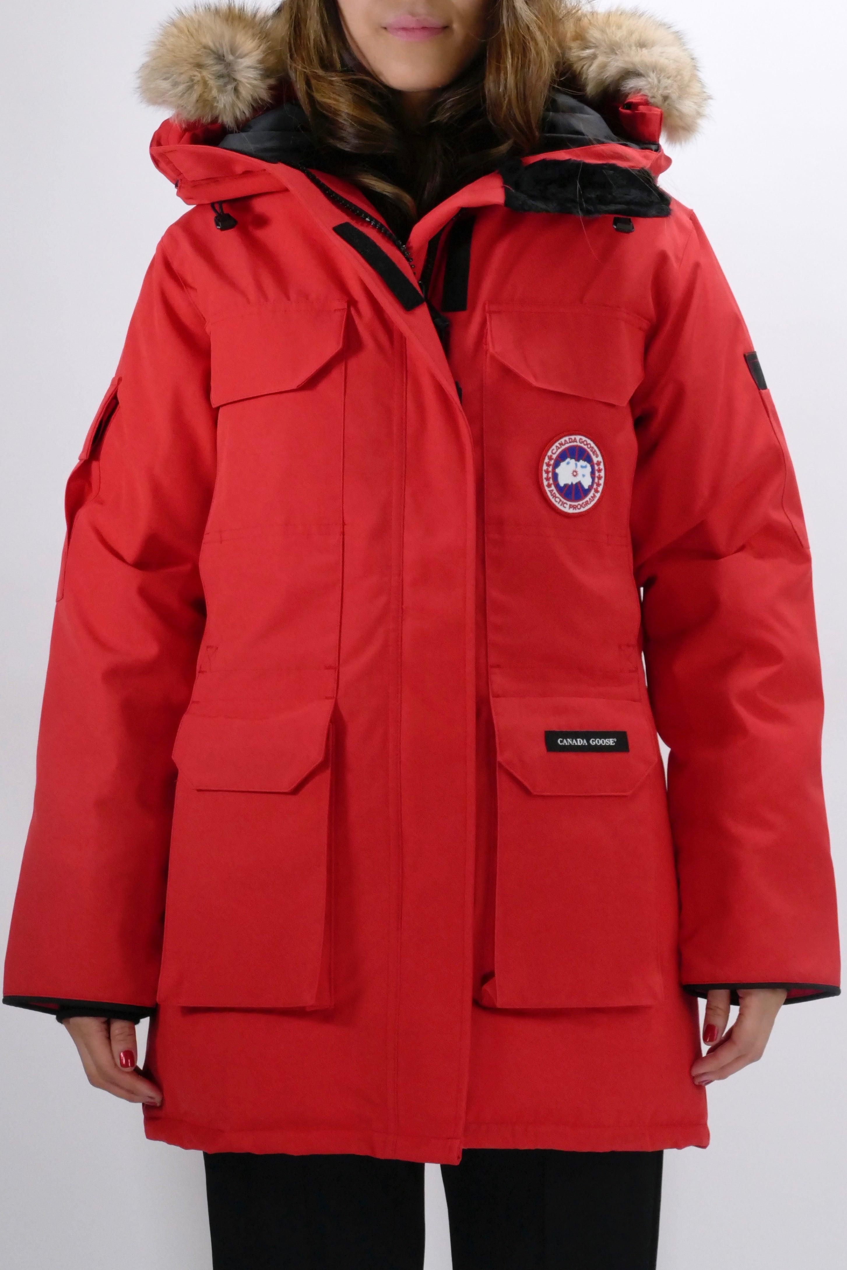 Canada Goose Womens Down *Parka Expedition Red Due West
