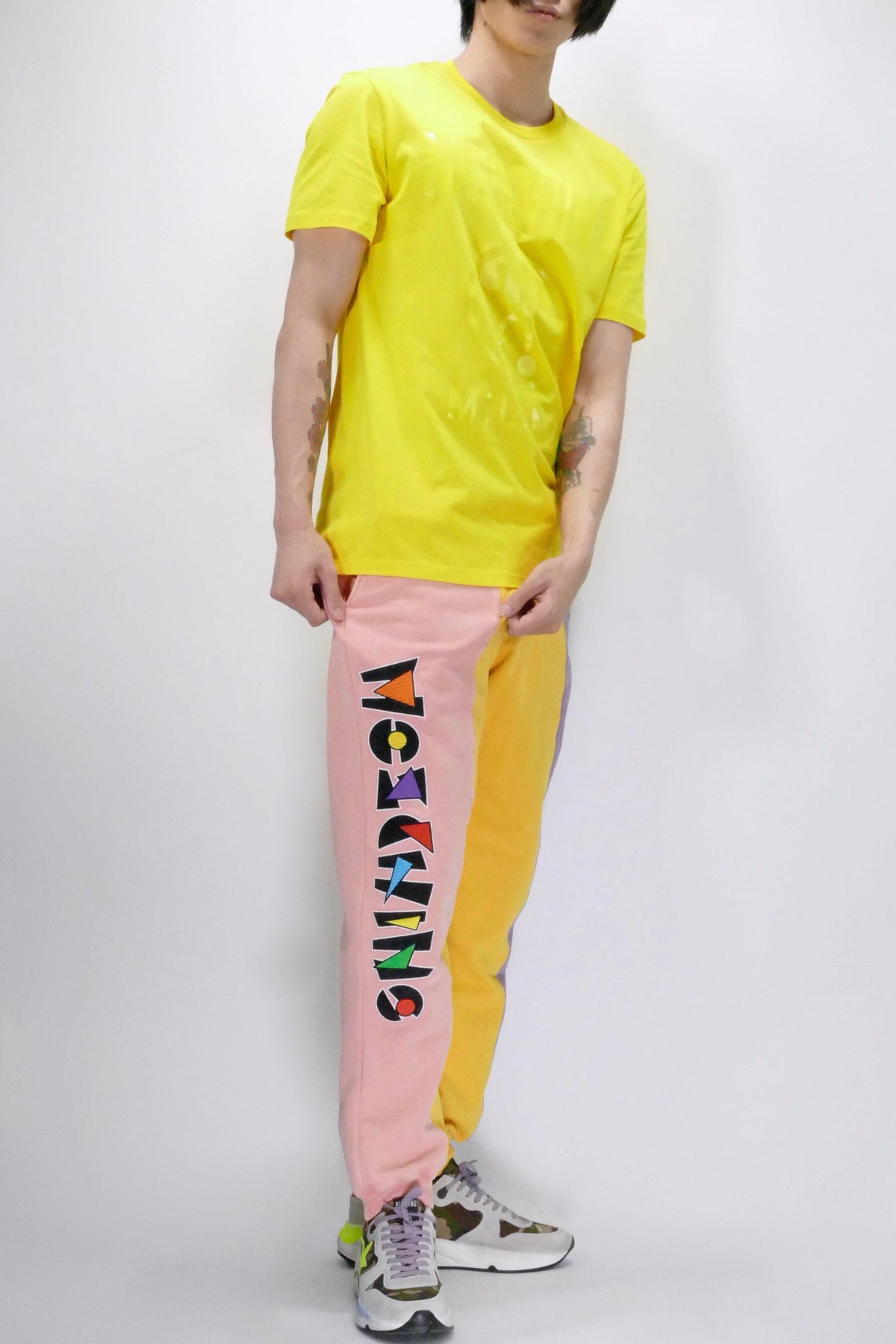 Moschino Stone Washed Fleece Jogger Multicolour - Due West