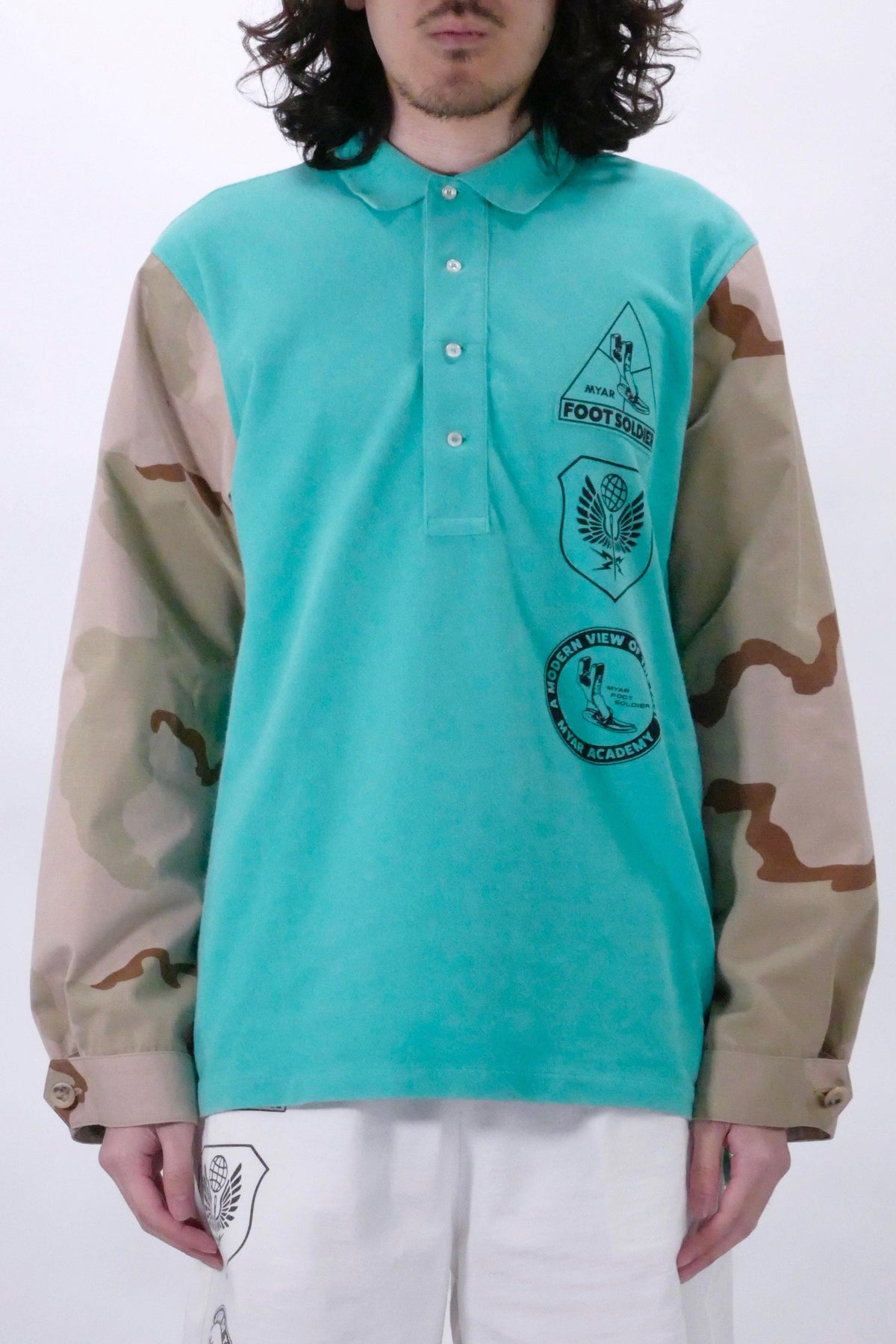 Myar MYP001 Military Fabric Polo - Green - Due West