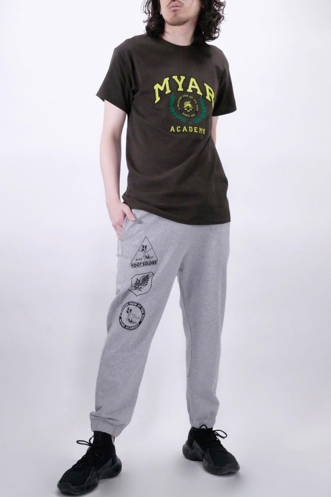 Myar MYTS28_Academy Upcycling 2020 Tee - Dark Brown - Due West