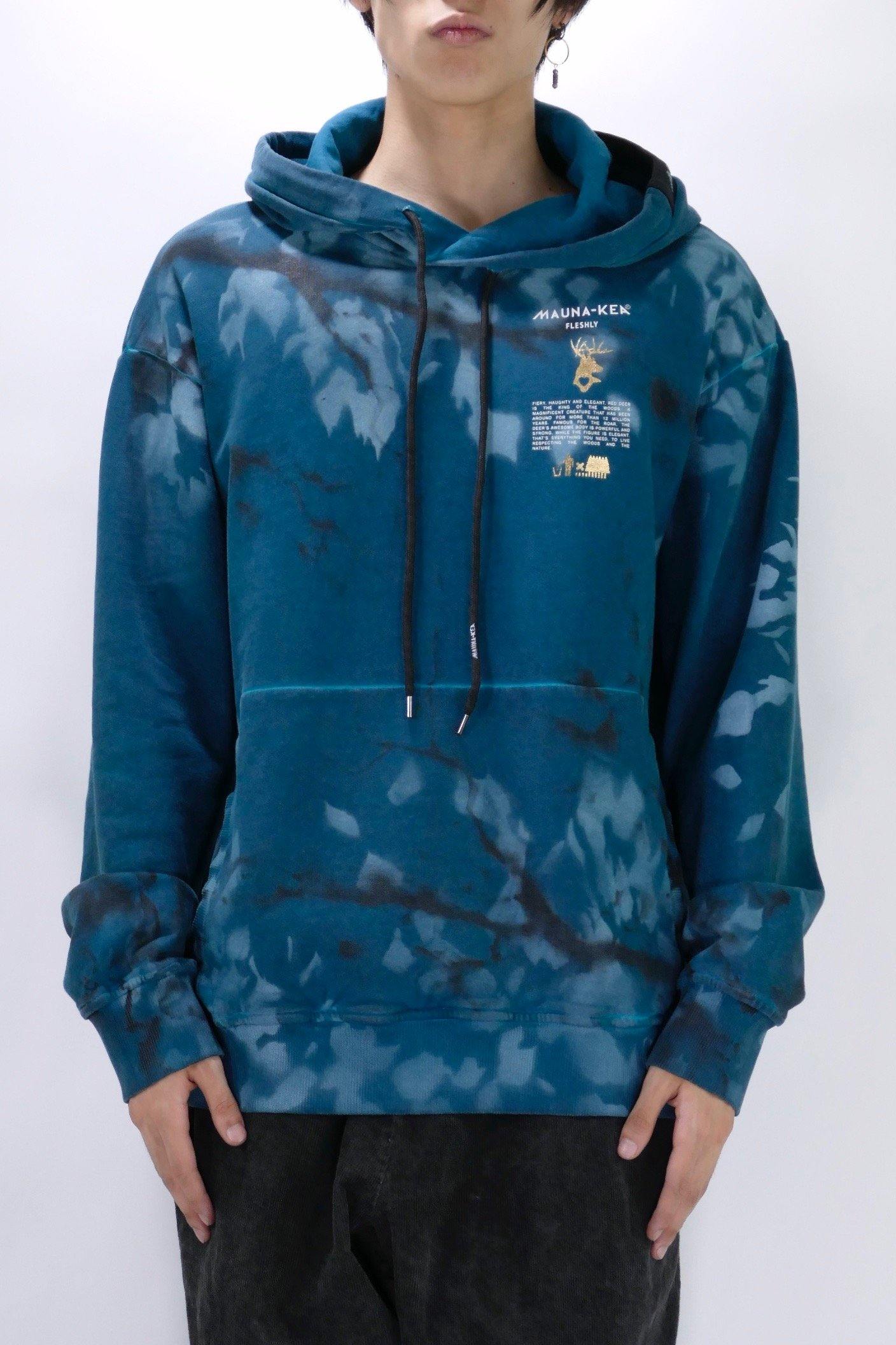 Mauna-Kea Forest Hoodie - Blue/Green - Due West