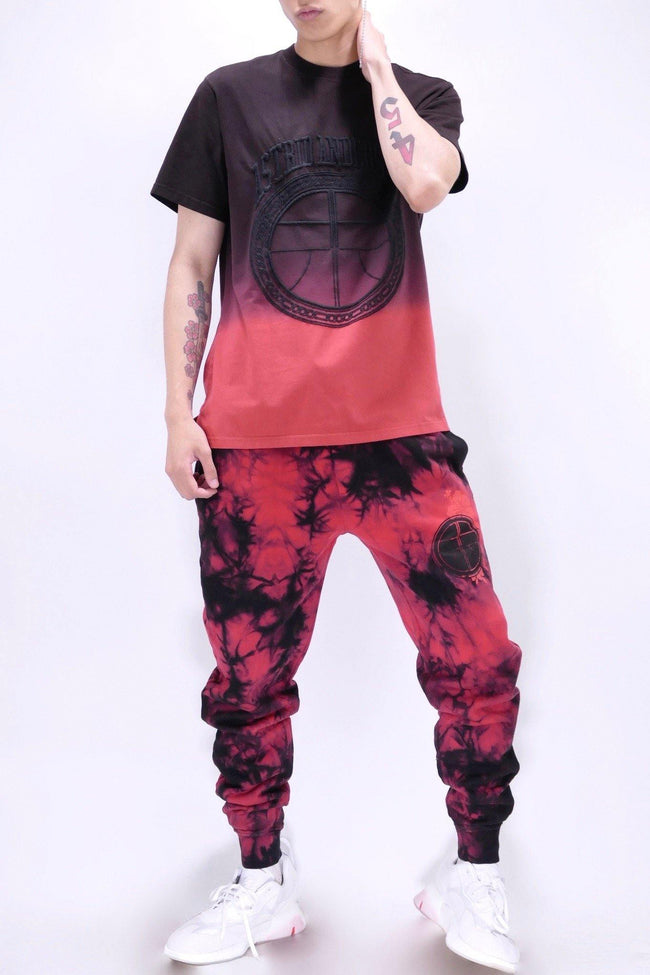 Astrid Andersen Classic Tie Dye - Red/Black - Due West