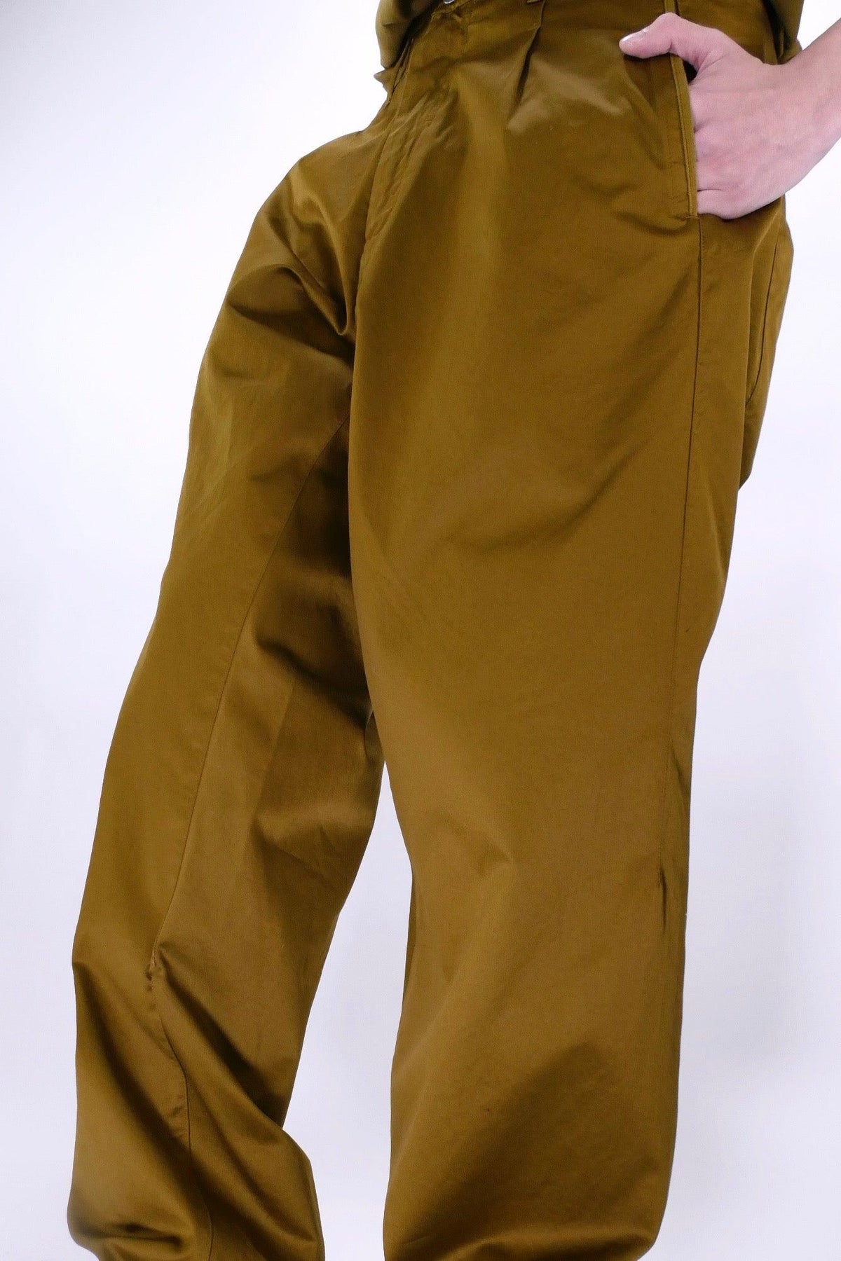 Stone Island Shadow Project 30108 Cotton Satin Pants - Tobacco - Due West