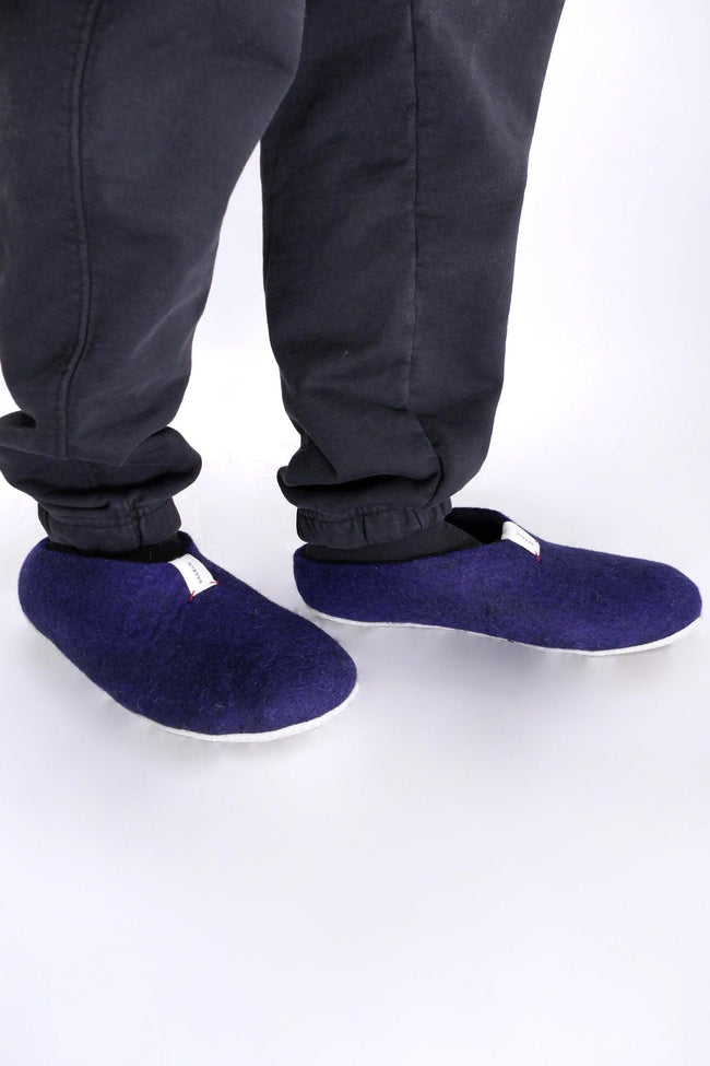 BAABUK Mel Slippers - Navy - Due West