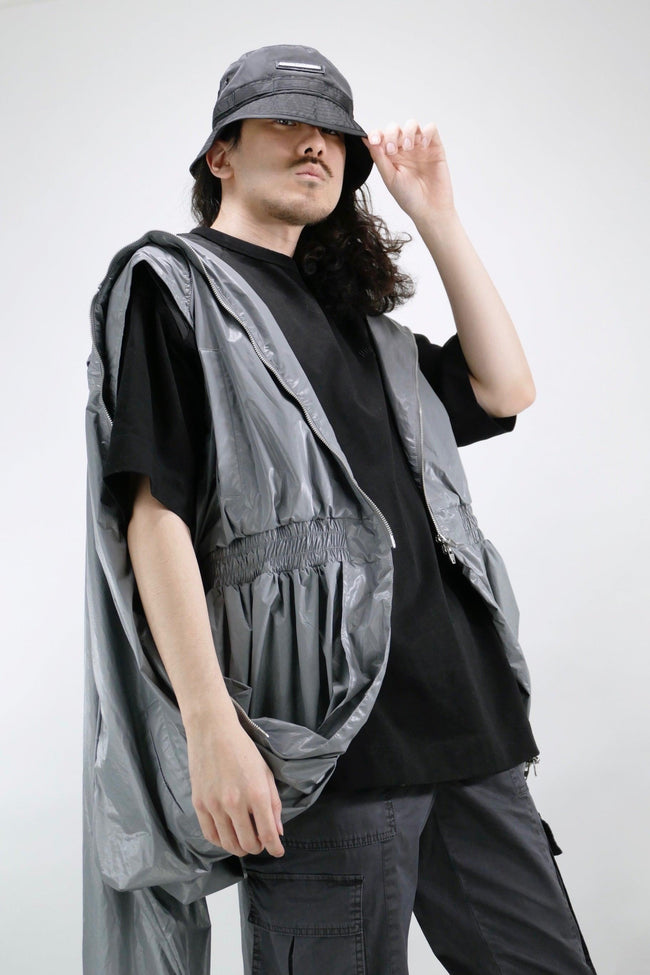 Juun.J Parasuit Jacket - Grey - Due West