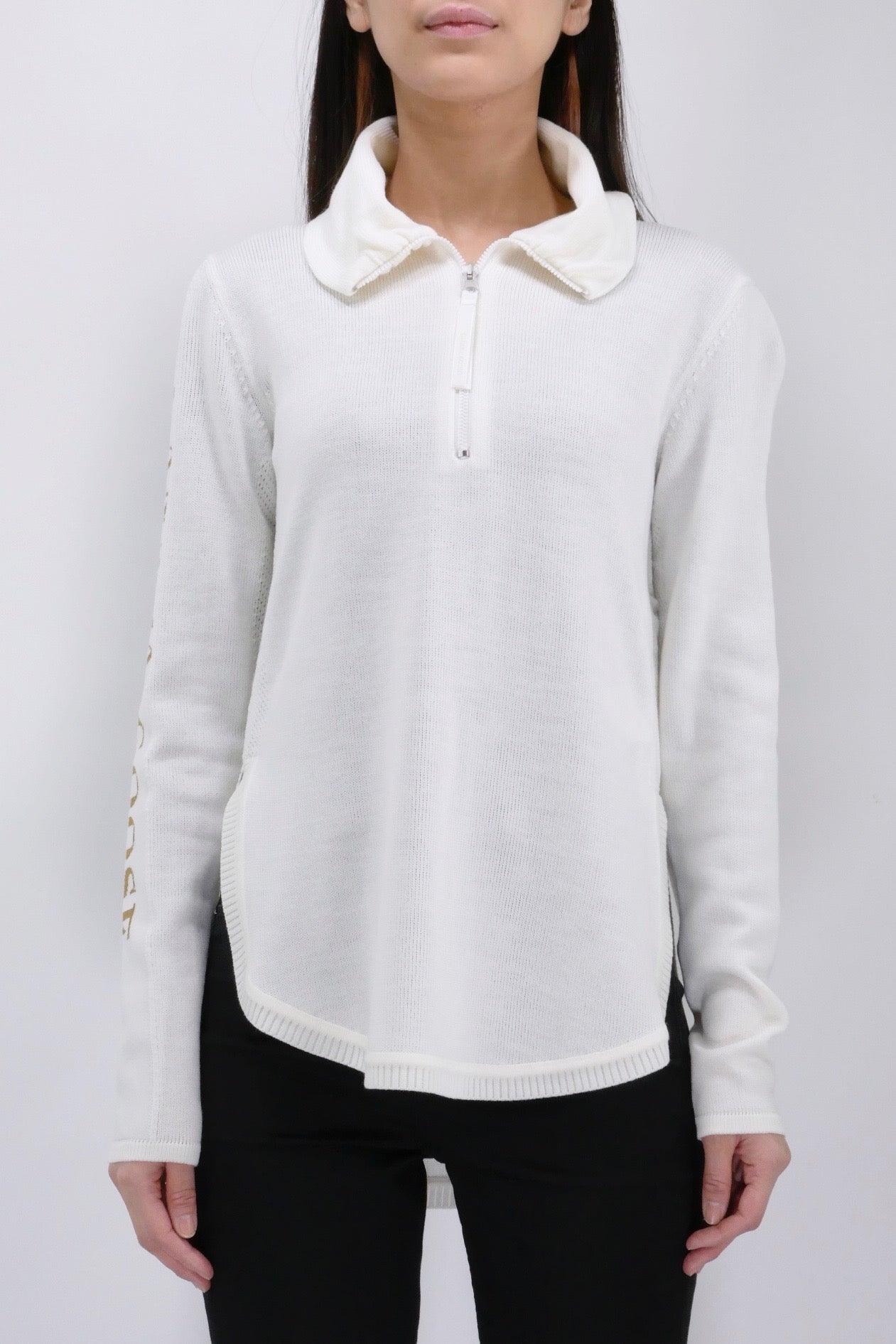 Canada Goose Womens Knit 1/4 Zip Fairhaven - Cotton Grass - Due West