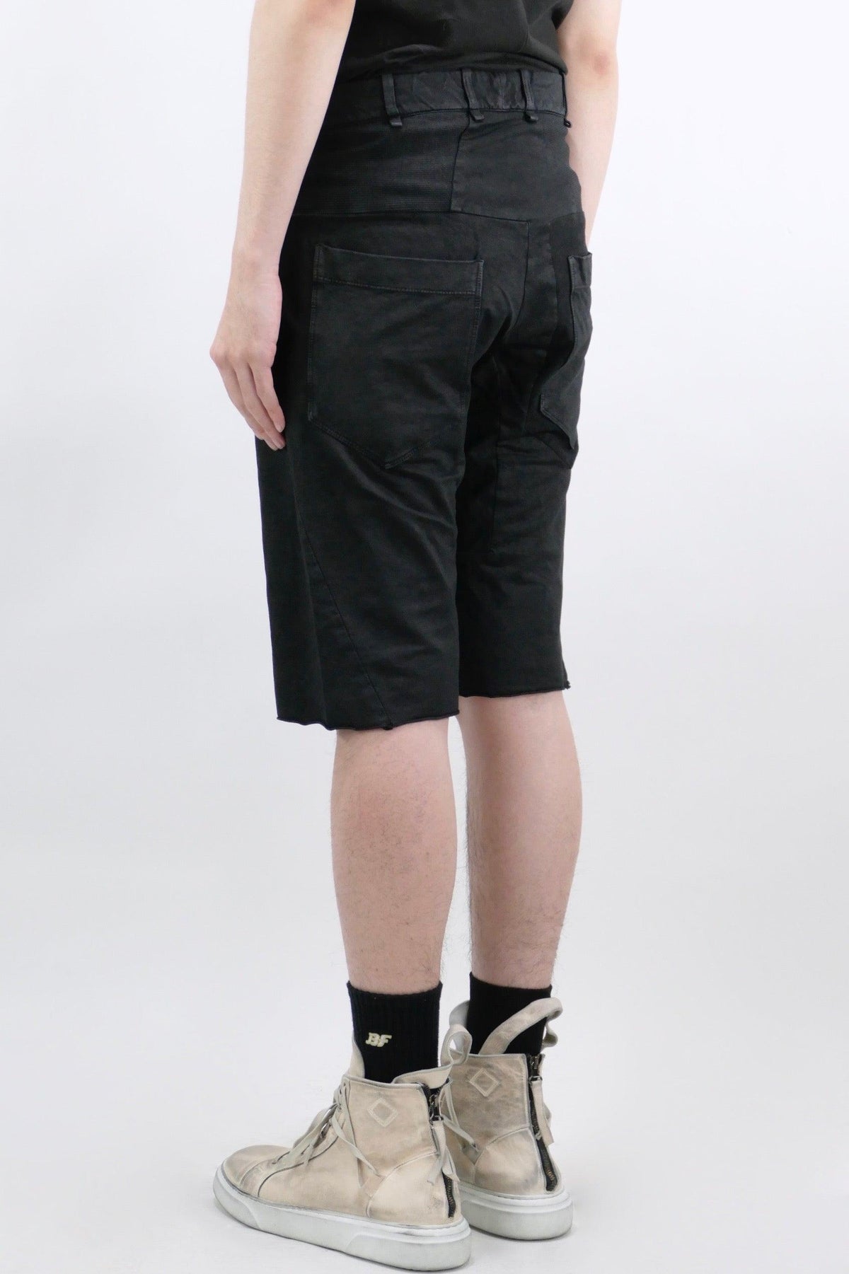Masnada Intarsia Shorts - Black - Due West