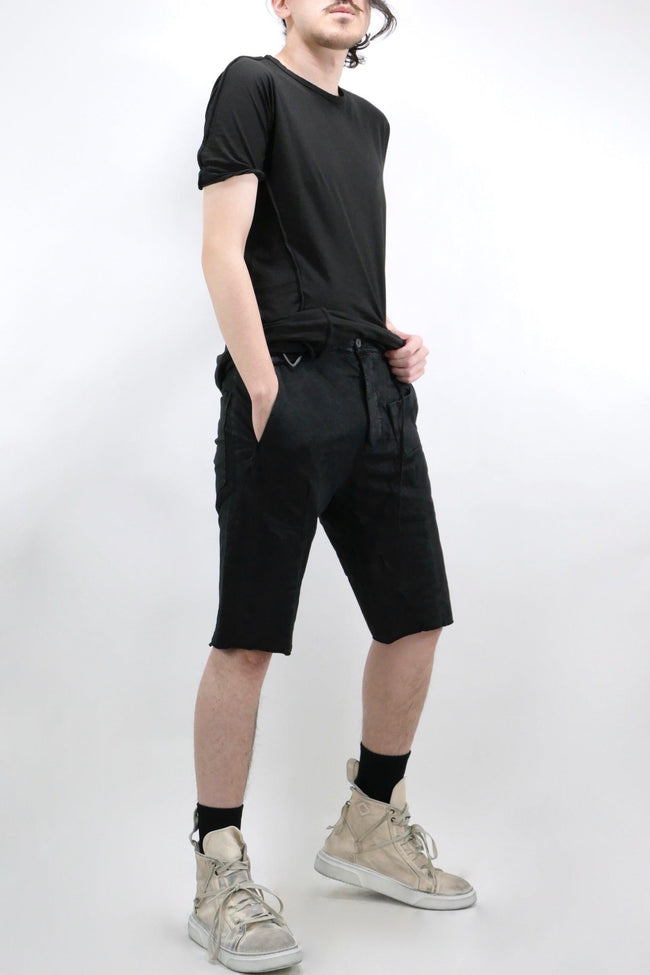 Masnada Intarsia Shorts - Black - Due West