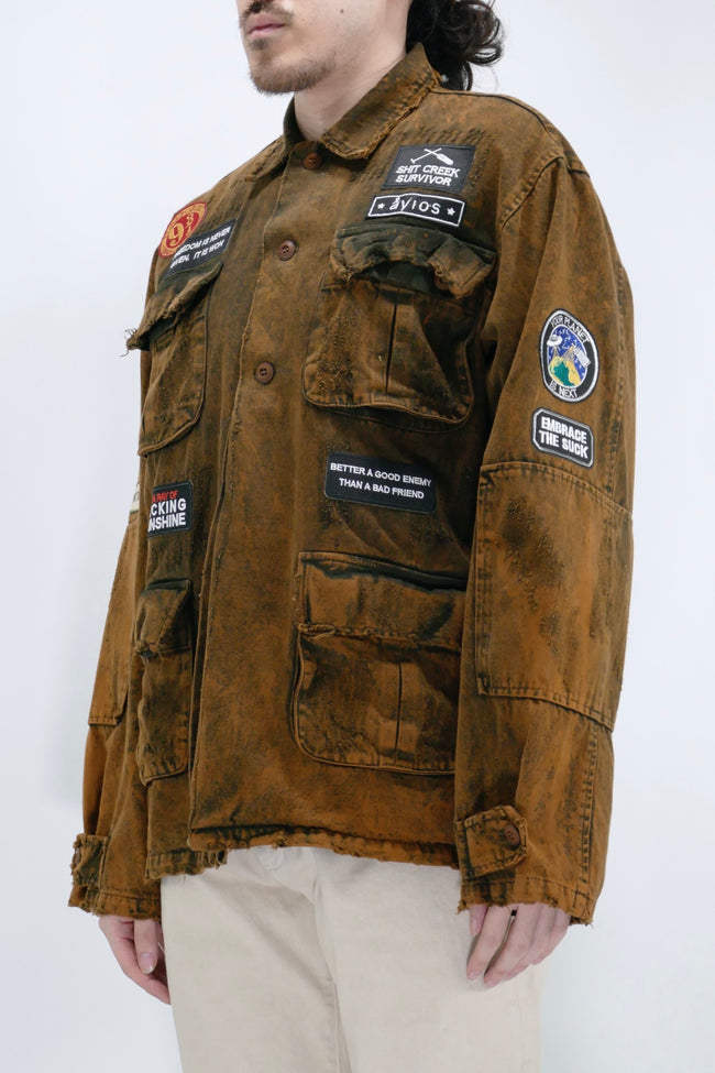 Ayios Epexergasia Jacket - Brown