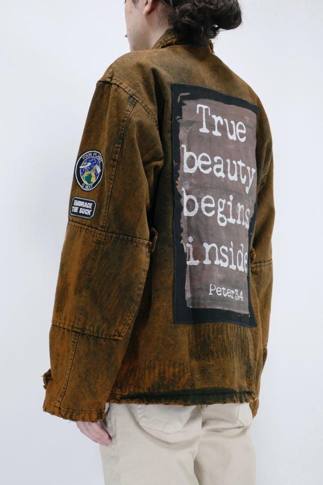 Ayios Epexergasia Jacket - Brown