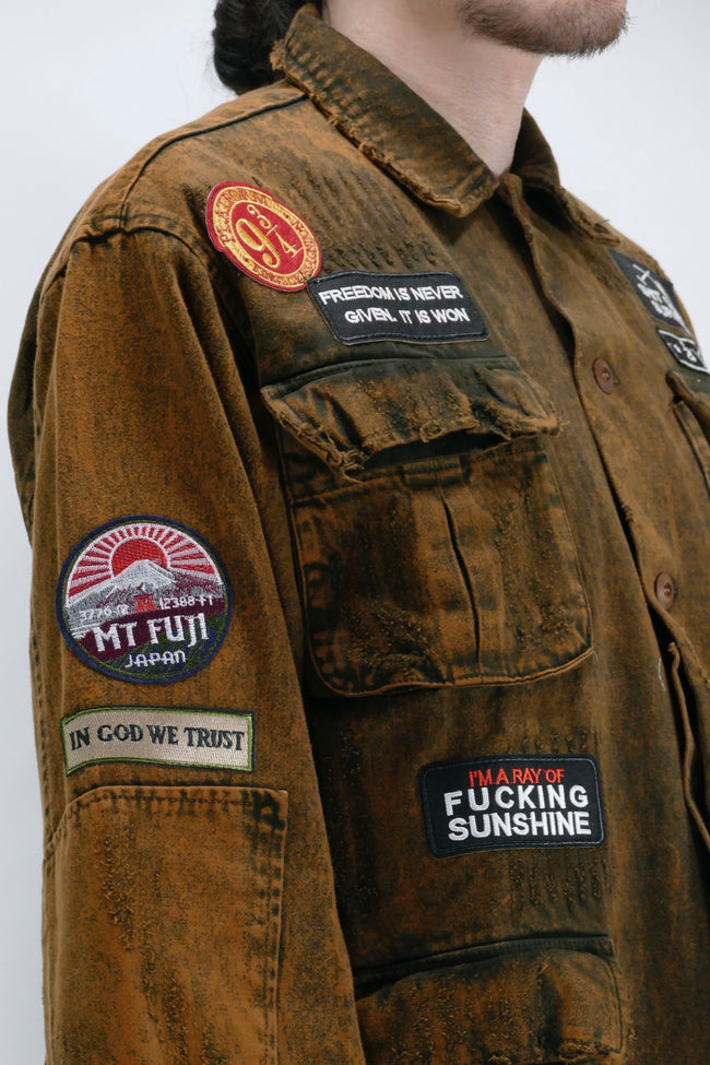 Ayios Epexergasia Jacket - Brown