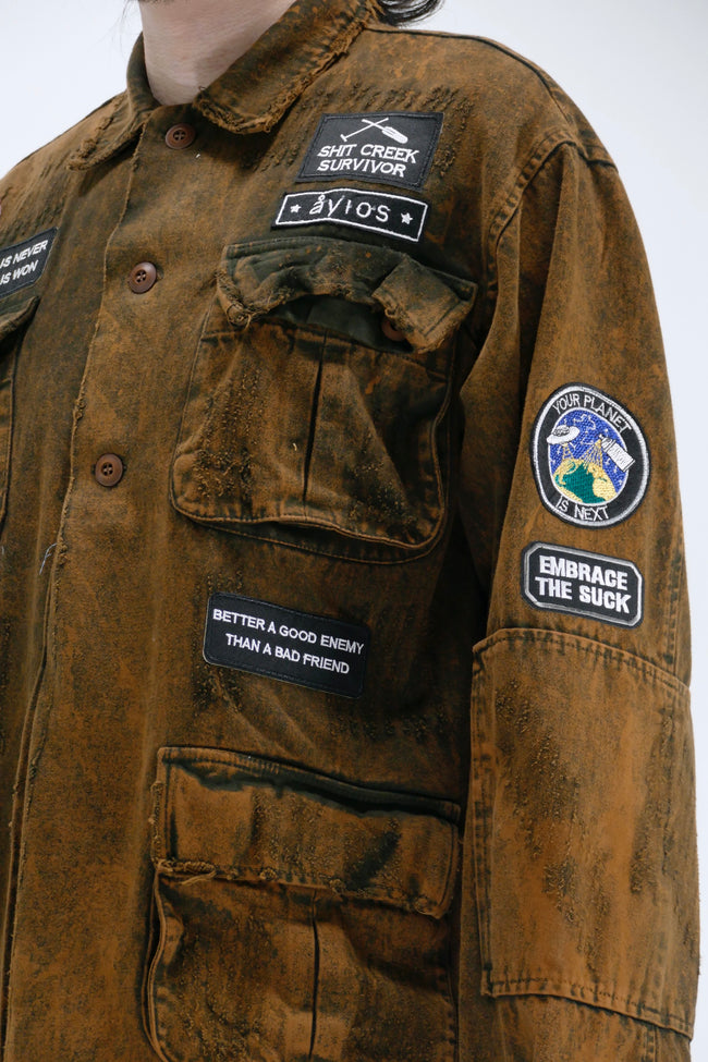 Ayios Epexergasia Jacket - Brown