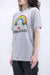 Dsquared2 Rainbow Cool Graphic Tee - Grey Melange - Due West