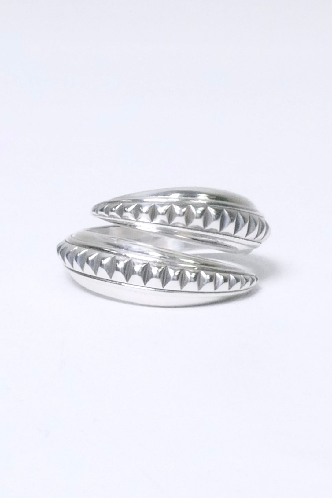 Emanuele Bicocchi Pyramid Spiral Ring - Silver