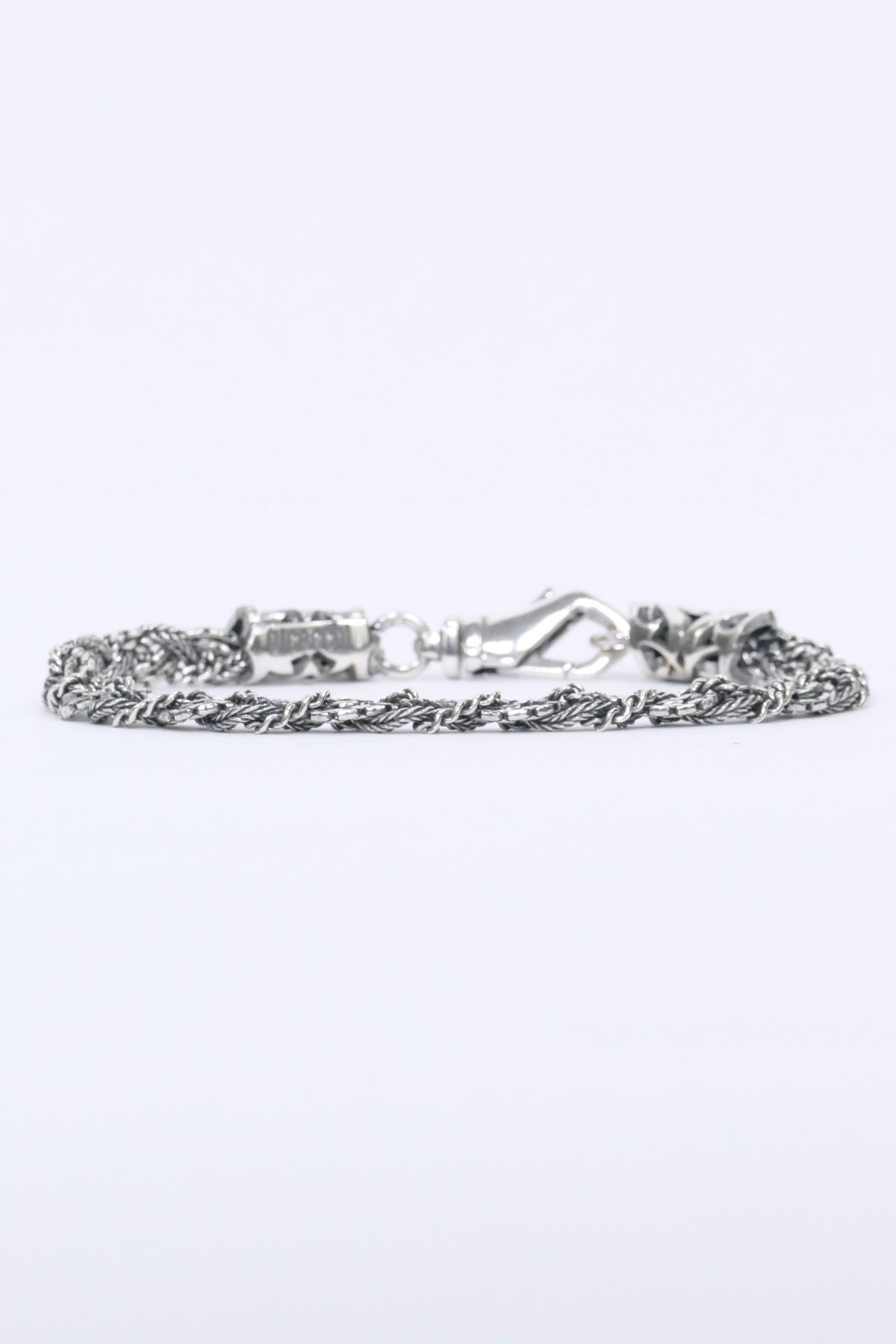Emanuele Bicocchi Small Braided Bracelet - Silver