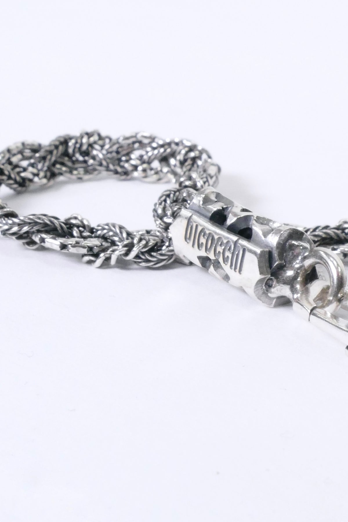 Emanuele Bicocchi Small Braided Bracelet - Silver