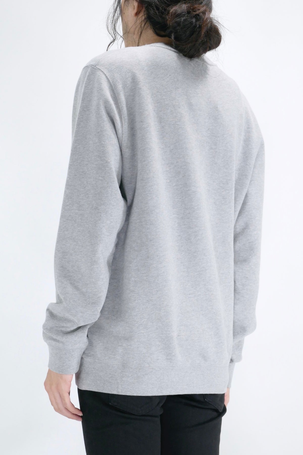 Sunspel Cotton Loopback Sweatshirt - Grey