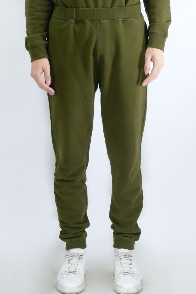 Sunspel Track Pants - Dark Moss