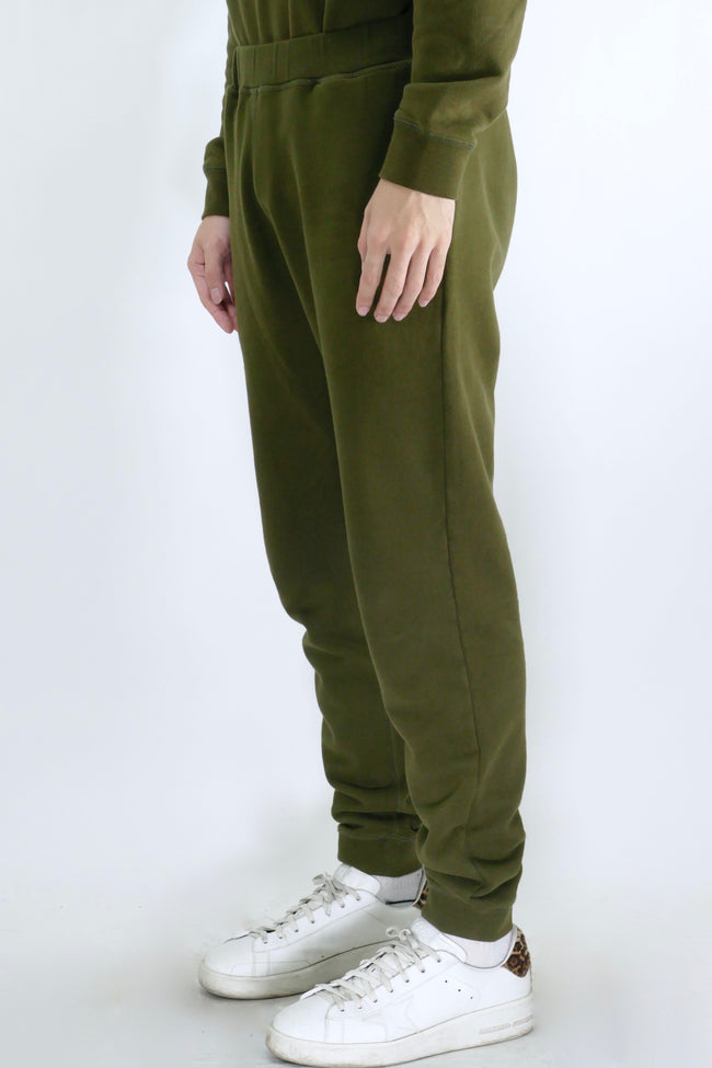 Sunspel Track Pants - Dark Moss
