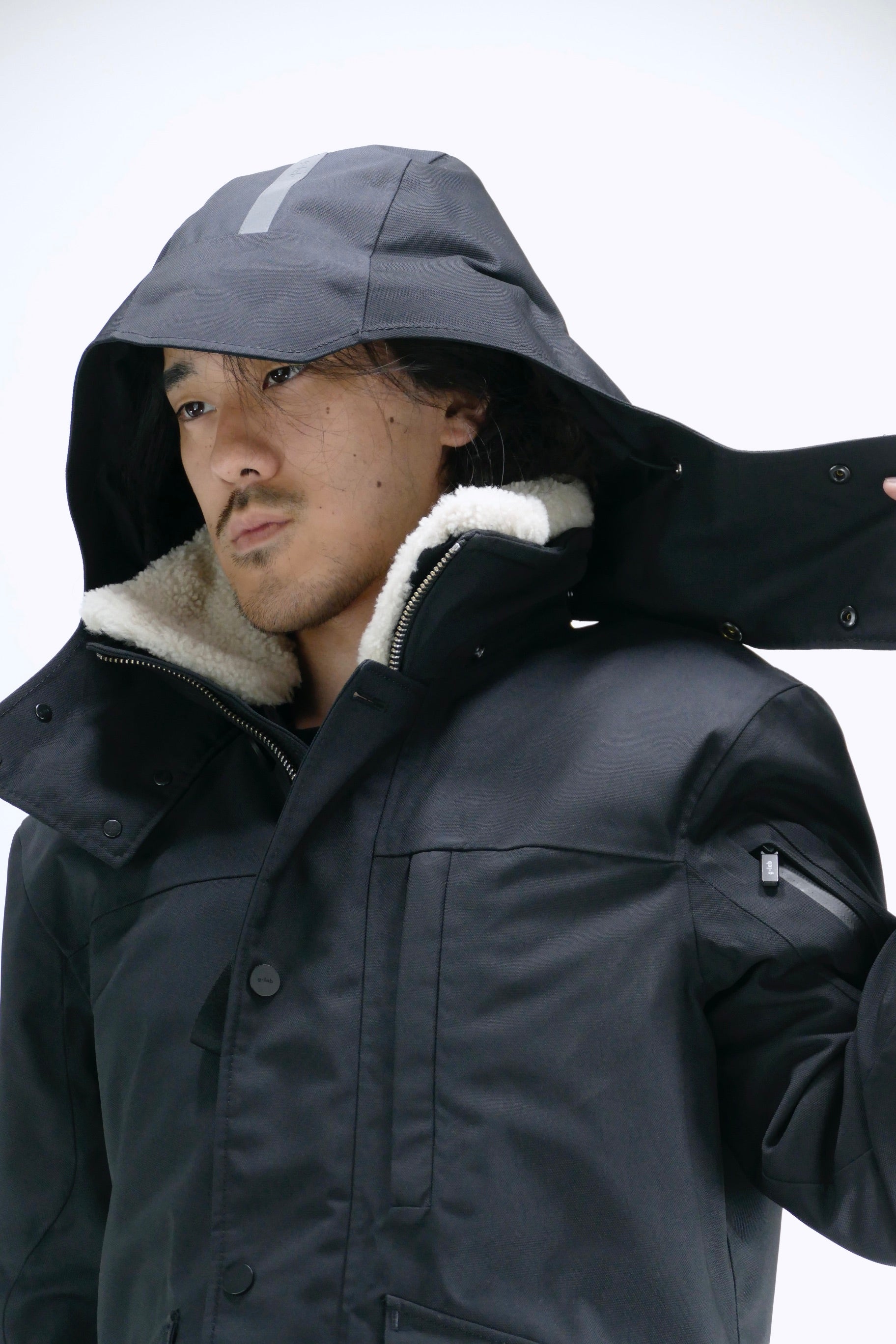 g-lab Mens Eco *Parka Commander II Tech - Dark Navy - Due West
