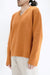 Paura Venezia V-Neck Sweater - Orange