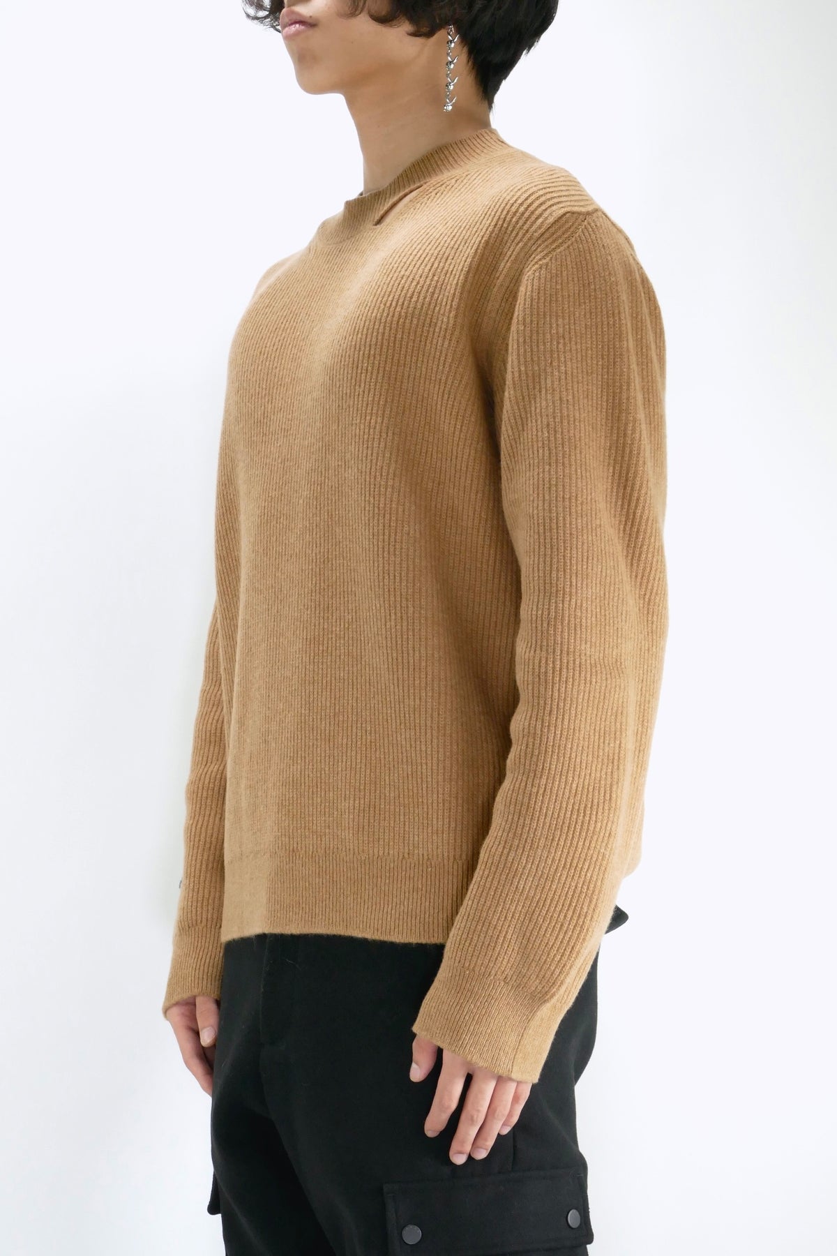 Danilo Paura Genova Wool Sweater - Camel
