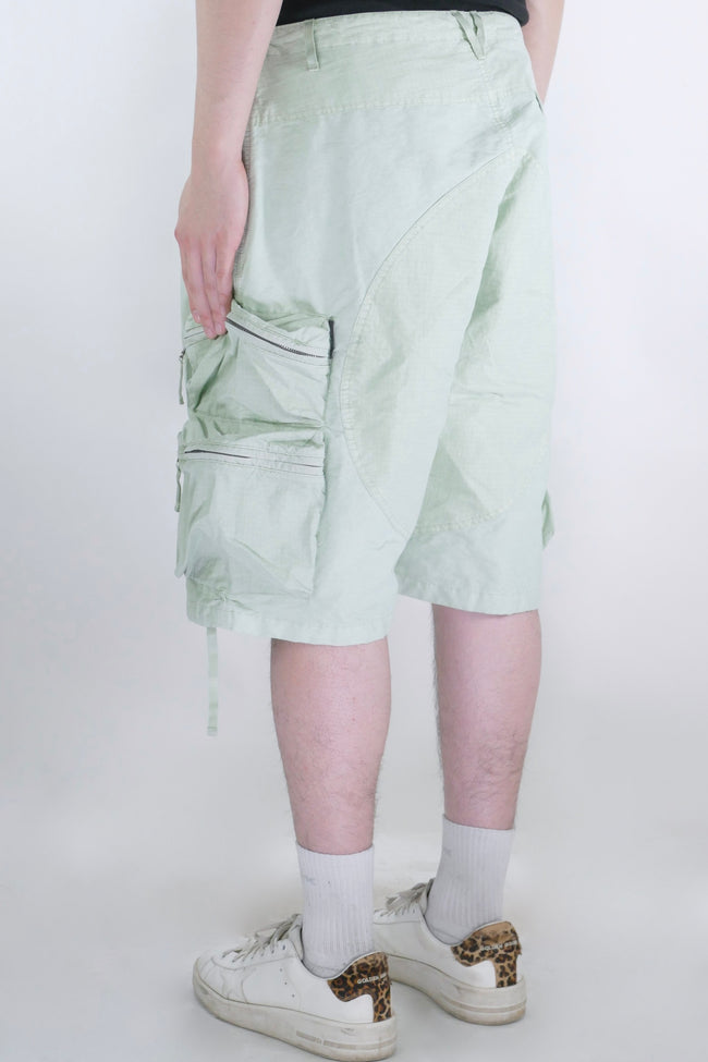 Nemen Multipocket Cargo Shorts - Olive