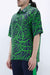 Moschino Wave Line Print S/S Shirt - Blue/Green
