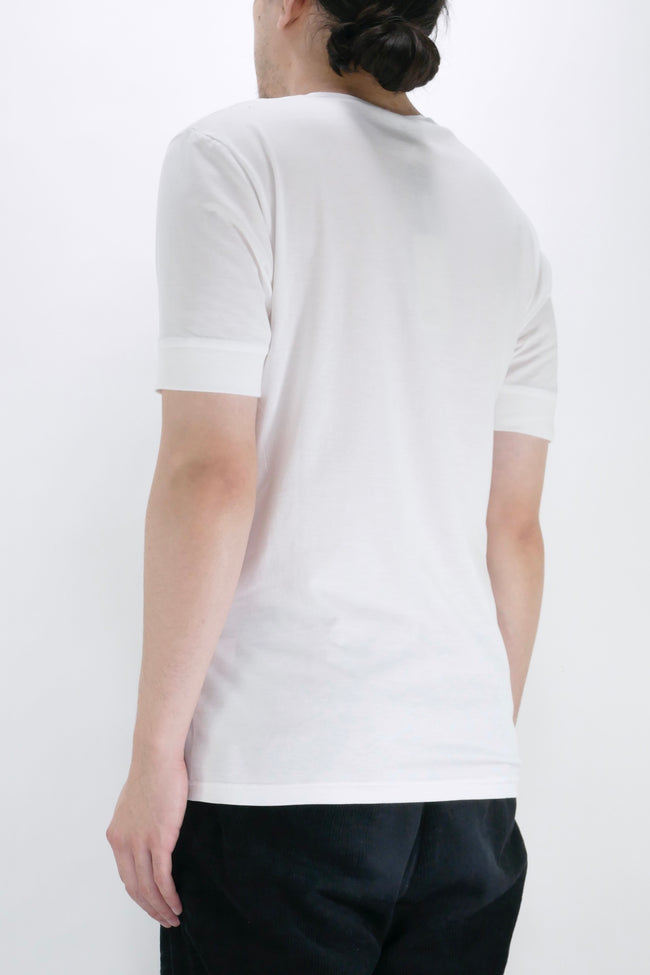 Sunspel Henley Tee - White