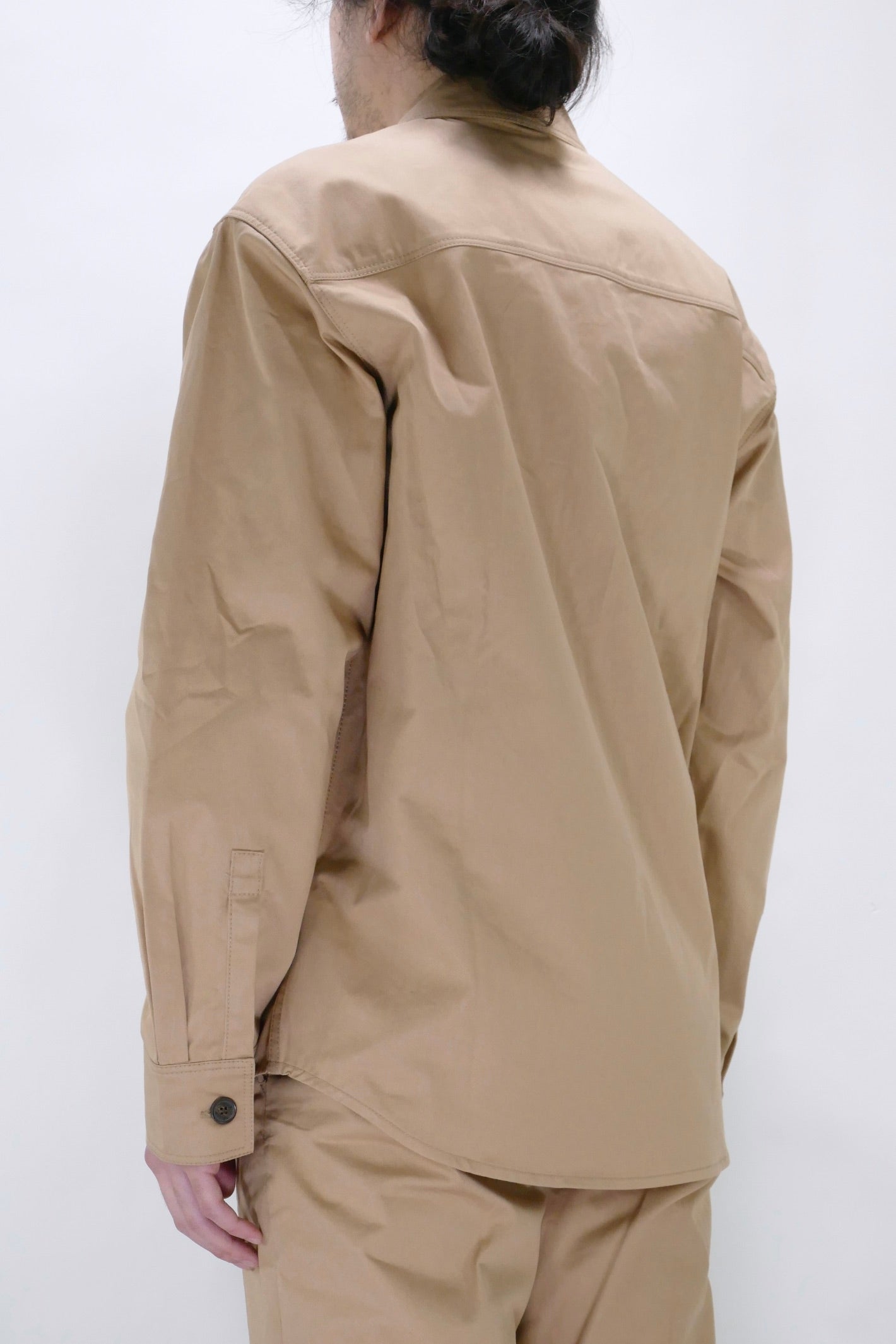 Maison Kitsuné Snaps Overshirt - Beige - Due West