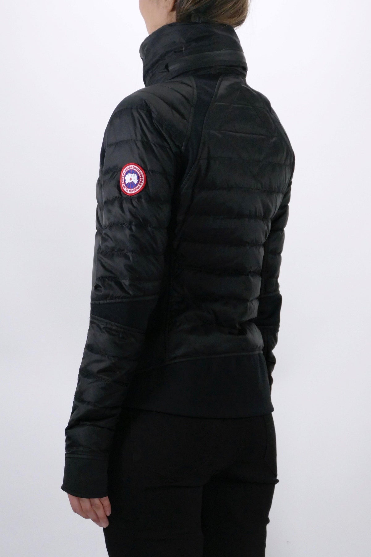 Canada Goose Womens Lite Jacket Hybridge Perren - Black - Due West
