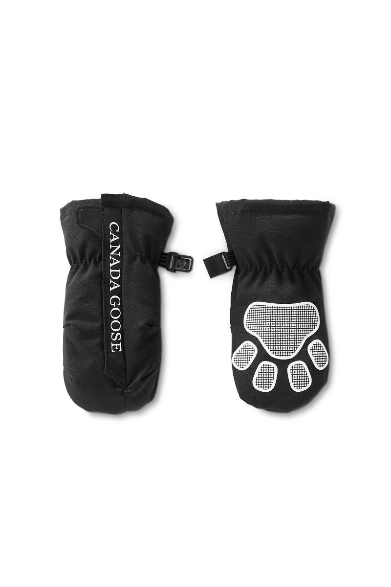 Canada Goose Youth/Kids Winter Gloves &amp; Mitts Paw Mitts Baby - Black - Due West