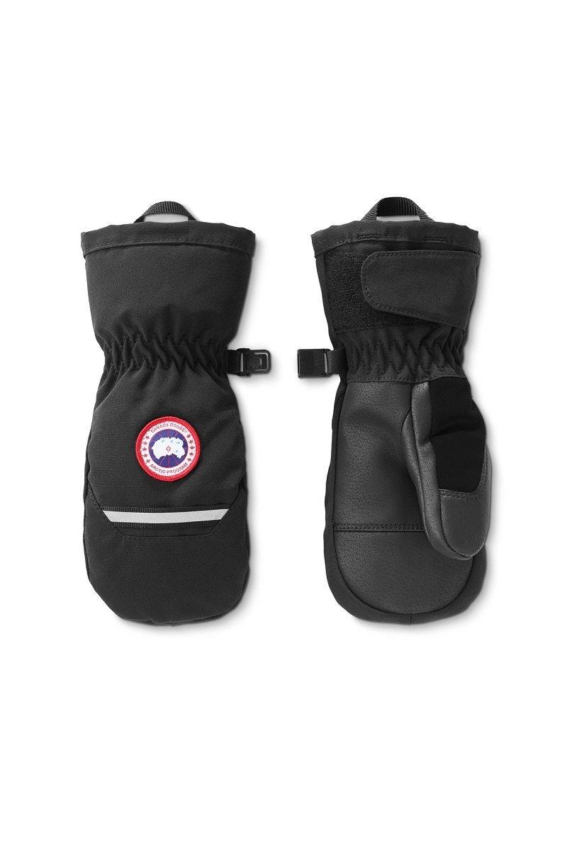 Canada Goose Youth/Kids Winter Gloves &amp; Mitts Arctic Down Mitts - Black - Due West