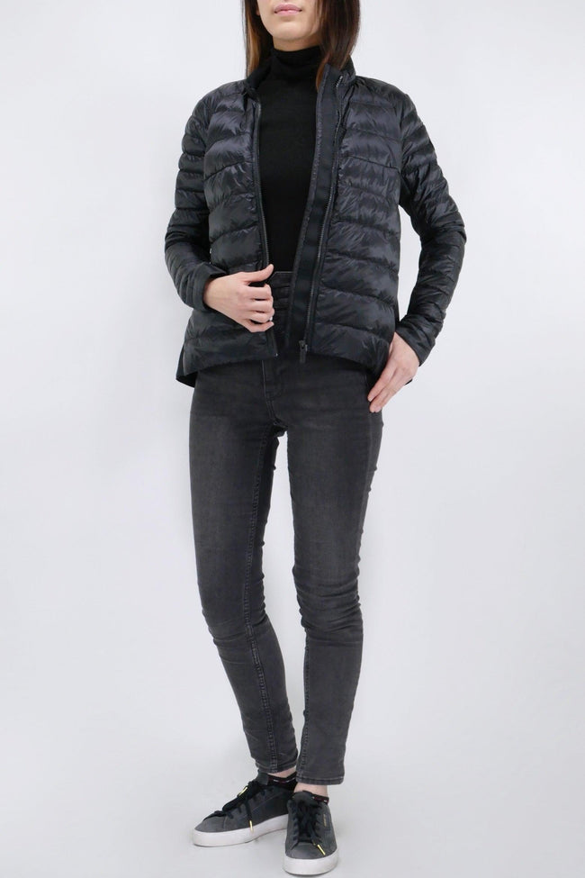 Canada Goose Womens Lite Jacket Roncy Black Label - Black - Due West