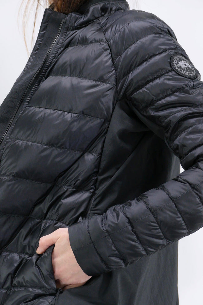 Canada Goose Womens Lite Jacket Roncy Black Label - Black - Due West