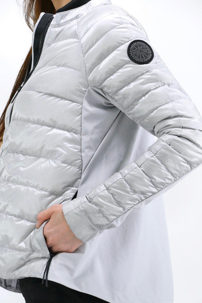 Canada Goose Womens Lite Jacket Roncy Black Label - Silverbirch - Due West