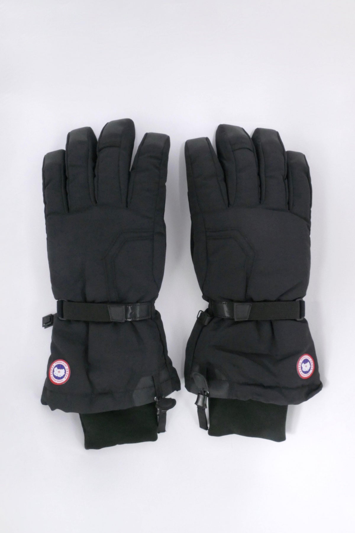 Canada Goose Mens Winter Accessories Gloves &amp; Mitts Down Gloves  - Black - Due West