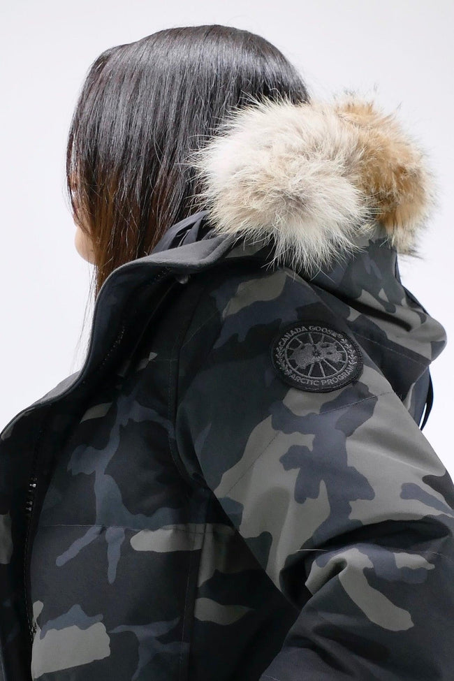 Canada Goose Womens Down *Parka Shelburne Black Label - Black Classic Camo - Due West